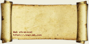 Anđa Stojadinović vizit kartica